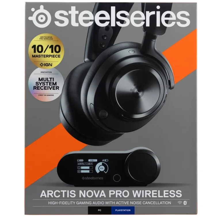 Trådløst headset til PS5 med mikrofon og god komfort